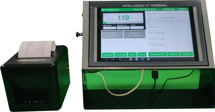 Touch Weighbridge Indicator with IoT & Cloud Connectivity